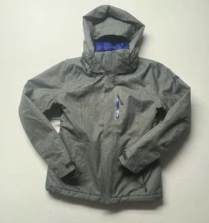 The North Face Ventrix Insulated Hooded Jacket Womens Size Large Full Zip Gray thumbnail 1