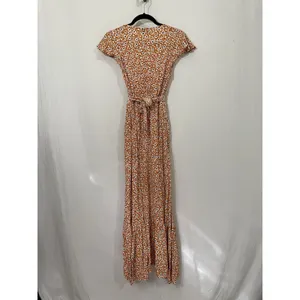 Vici Kissed By The Sun High Low Pocketed Tie Maxi Sz Medium Dress thumbnail 3