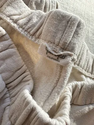 brandy melville cream sweatpants thumbnail 3