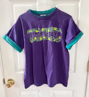 Vintage 1992 America’s T’s MADE IN USA Charleston SC Shirt MEDIUM thumbnail 1