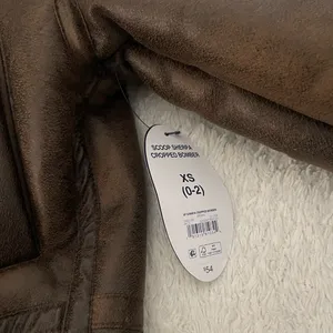 NWT Scoop NYC Faux Suede Sherpa Cropped Bomber Jacket thumbnail 6