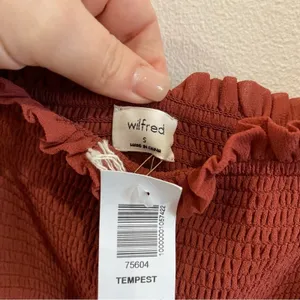 NWT‎ Aritzia Tempest mini dress Carmine Red Size Small thumbnail 11