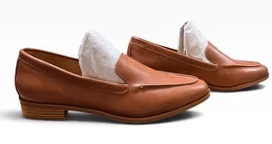 Aerosoles Eastside2 Tan Leather Loafers Womens 8.5 Almond Toe Slip On Shoes thumbnail 1