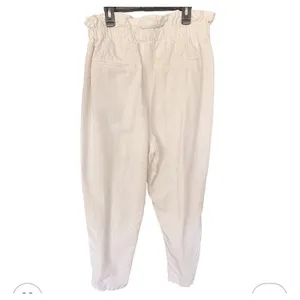 Free People Margate Paperbag Pants Women White High Waisted Trouser Pleated $98 thumbnail 9