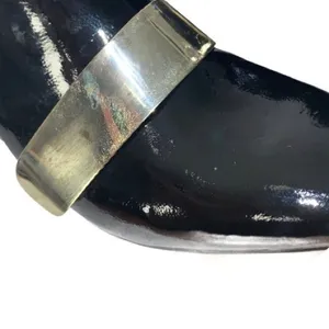Zara Womens Black & Gold Patent Leather Almond Toe Chunky Block Heel Ankle Boots thumbnail 9