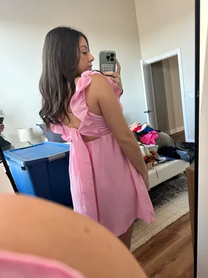 Pink Mini Dress Blu Pepper thumbnail 2