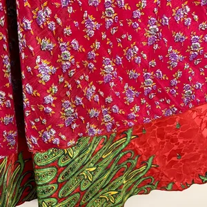 Reversible Maxi Wrap Skirt BINW702 Red thumbnail 3
