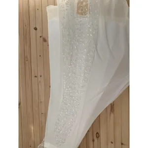 NWT Lulus Beloved Beginning White Embroidered Off-the-Shoulder Maxi Dress Sz XS thumbnail 8