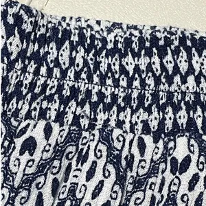 Alya Blue Geo-print Striped Column Skirt size Medium thumbnail 6