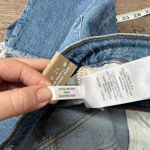 NWT Madewell The Perfect Vintage Jeans Womens 25 Ainsworth Wash AF691‎ Raw Hem thumbnail 7
