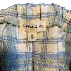 Rewind Green and blue plaid skirt thumbnail 3