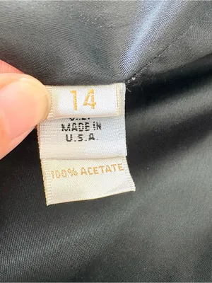 Fleurette Loro Piana 100% Wool Womens Mid Length Pea Coat Black Size 14 USA Made thumbnail 9