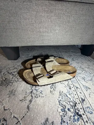 Birkenstock Arizona Suede Sandals Taupe thumbnail 3