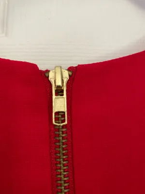Lulu's Shift and Shout Red Shift Dress Excellent Condition Size XS thumbnail 2