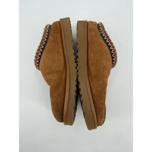 UGG Tasman Slipper Women Size 8 Chestnut Suede‎ Shearling Boho Cozy Casual thumbnail 4