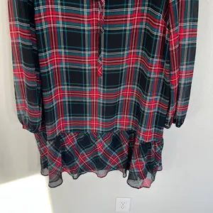Draper James Holiday Christmas Plaid Dress Size XXL thumbnail 4