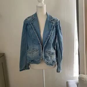Vintage y2k boho coastal cowgirl Light Blue Jean Jacket size M thumbnail 6