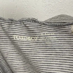 Toad & Co Women's Swifty Trail Skirt Grey Stripe Size XL thumbnail 3