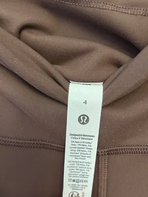 NWT Lululemon Wunder Train High-Rise Tight with Pockets 25" size 4 Espresso thumbnail 6
