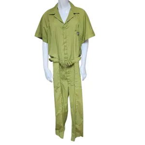 Vintage 70s Green Unisex Utility Jumpsuit thumbnail 2