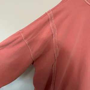 American Eagle Slouchy Coral Pink Oversized Crewneck Sweatshirt thumbnail 7
