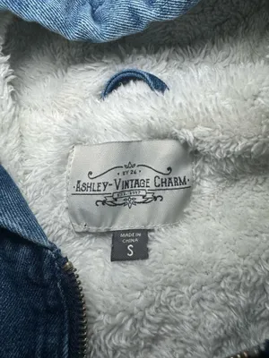 Denim zipper jacket Blue thumbnail 2