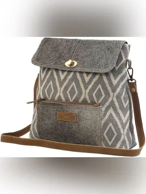 $89 NWOT Myra Bag Grainy Gray Shoulder Bag S-2557, Multicoloured thumbnail 2
