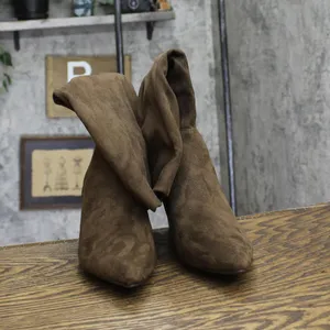 NWT A New Day Womens Raye Tall Dress Boots 88375205 Dark Brown 9.5M thumbnail 7