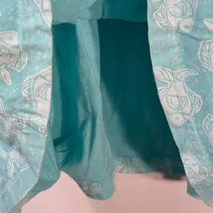 Fresh Produce Teal Fish Print Cotton Midi Dress ASDRISF 21187 Aqua Medium‎ thumbnail 5