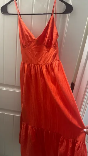 Orange Dress Jessica Simpson thumbnail 2