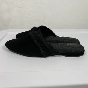 Birdies Women's Elegant Slip On‎ Mule House Slippers 9.5 Black thumbnail 8