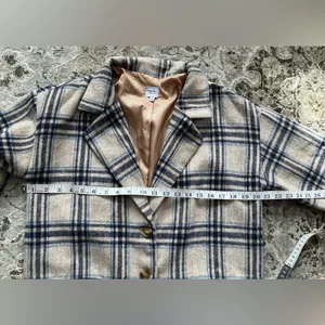 Lightweight coat/ long jacket for spring🌷 Black thumbnail 5