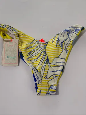 Maaji swim‎ bikini bottoms reversible new size small NWT cheeky style beachwear thumbnail 7