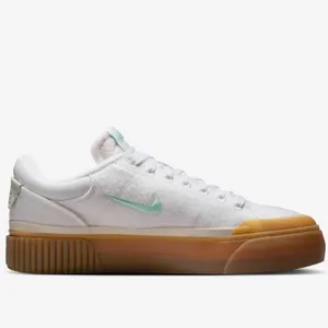 Nike Court Legacy Lift White Sneakers with Gum Soles and Mint Accents Size 8‎ thumbnail 4
