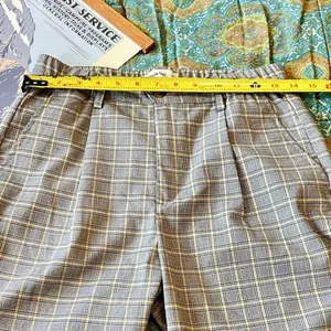 Vintage Inspired Plaid Brownie Womens Old Money Preppy Modern Indie Size S/M EUC thumbnail 6