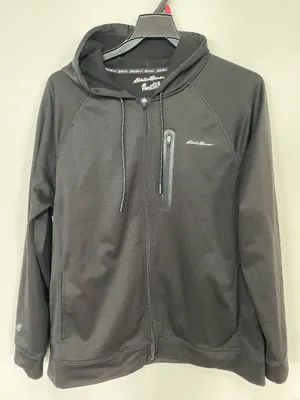 Eddie Bauer Men’s Performance Full Zip Hoodie Black Size XL Soft Comfortable thumbnail 4