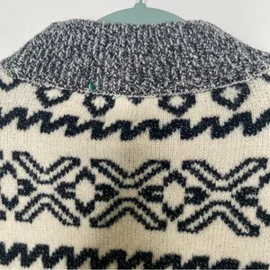 A New Day Fair Isle Mock Neck Cheers Sparkle Sweater in XS thumbnail 5