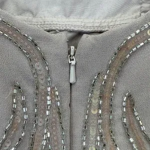 ASOS Womens Embellished Open Back Mini Dress‎ Dusty Rose Beaded Sequin Size 6 thumbnail 11