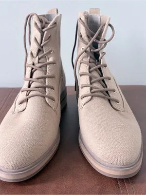 Rothy's The Lug Boot Fawn Tan Chelsea Ankle Boots Women's Size 8 thumbnail 3
