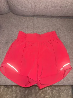Hot Pink Lululemon Hotty Hot shorts thumbnail 3