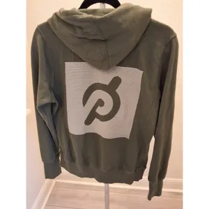 Peloton Official (2021) Fleece Full Zip Hoodie Green w/ Logo Size S thumbnail 3