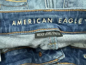 American Eagle Next Level Stretch Distressed Hi-Rise Jegging Jeans Size 0 Short thumbnail 6