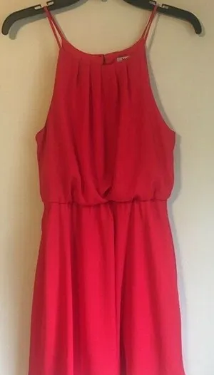 Nazz Couture medium red dress‎ Red thumbnail 1