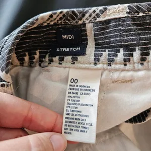 American Eagle Cotton Shorts Tan & Black Print Size 00 thumbnail 4
