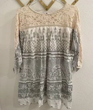 Free People Sun Daze Lace Mini Dress Medium thumbnail 7