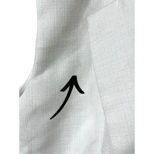 Commense White Sleeveless‎ Vest Blazer Size L thumbnail 6