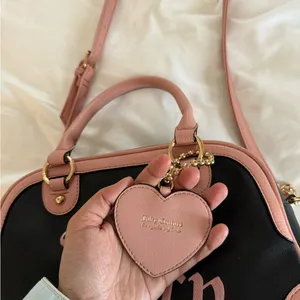 Juicy Couture Embroidered Juicy Black Pink Crossbody Bag thumbnail 4