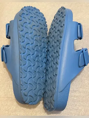 Birkenstock Sky Blue Double-Strap Slide Sandals thumbnail 6