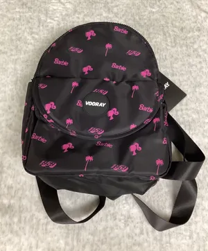 Barbie x Vooray Lexi Backpack‎ Black Pink Summer Vibe Mini Bag V04022BSV NEW thumbnail 1