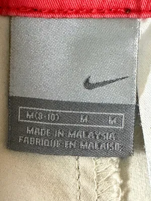 NIKE Khaki/Beige Utility Shorts with Contrast Stitch & Drawstring Stretch Medium thumbnail 6